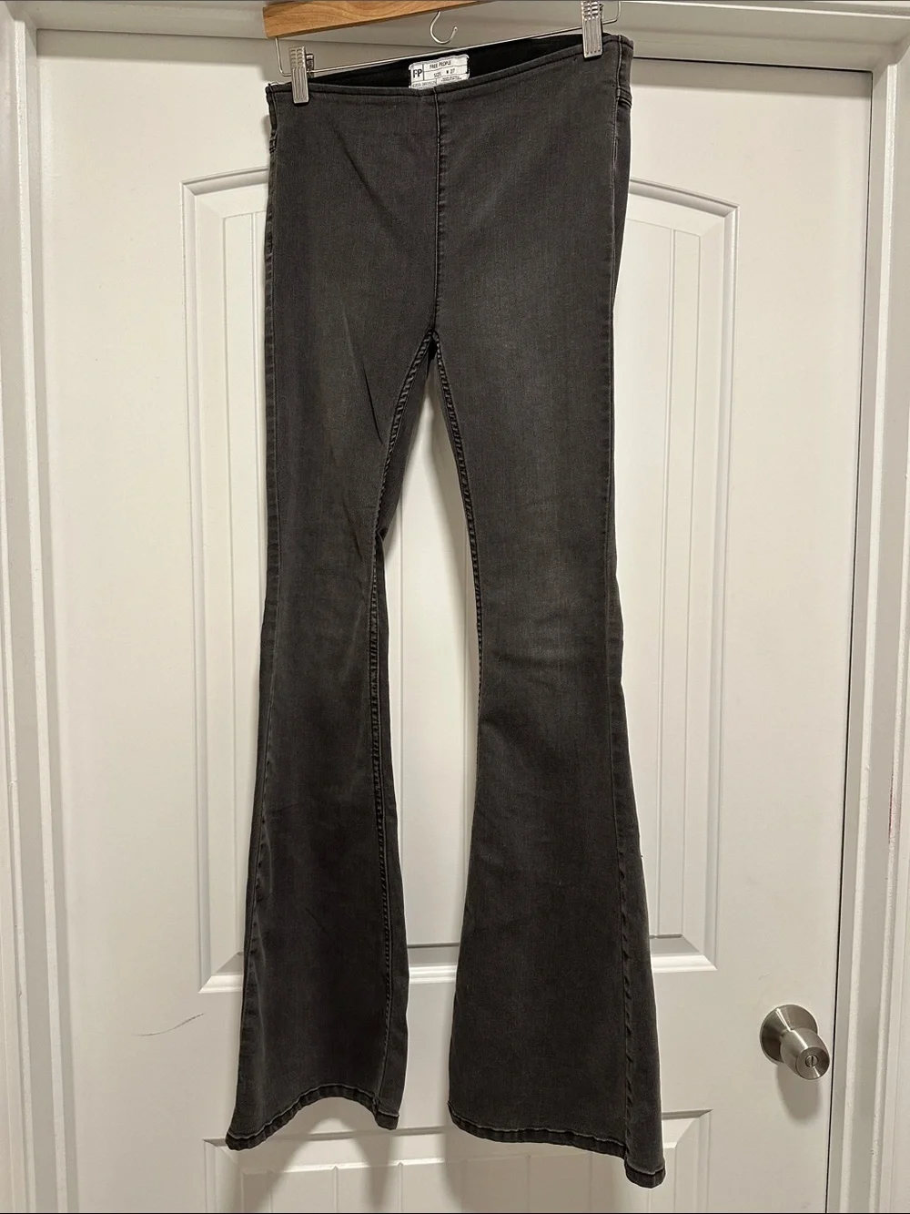 Free People Black Flare Jeans